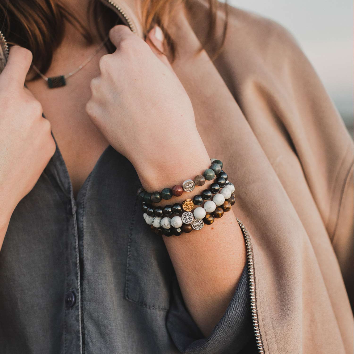 Strength Hematite Power Bracelet