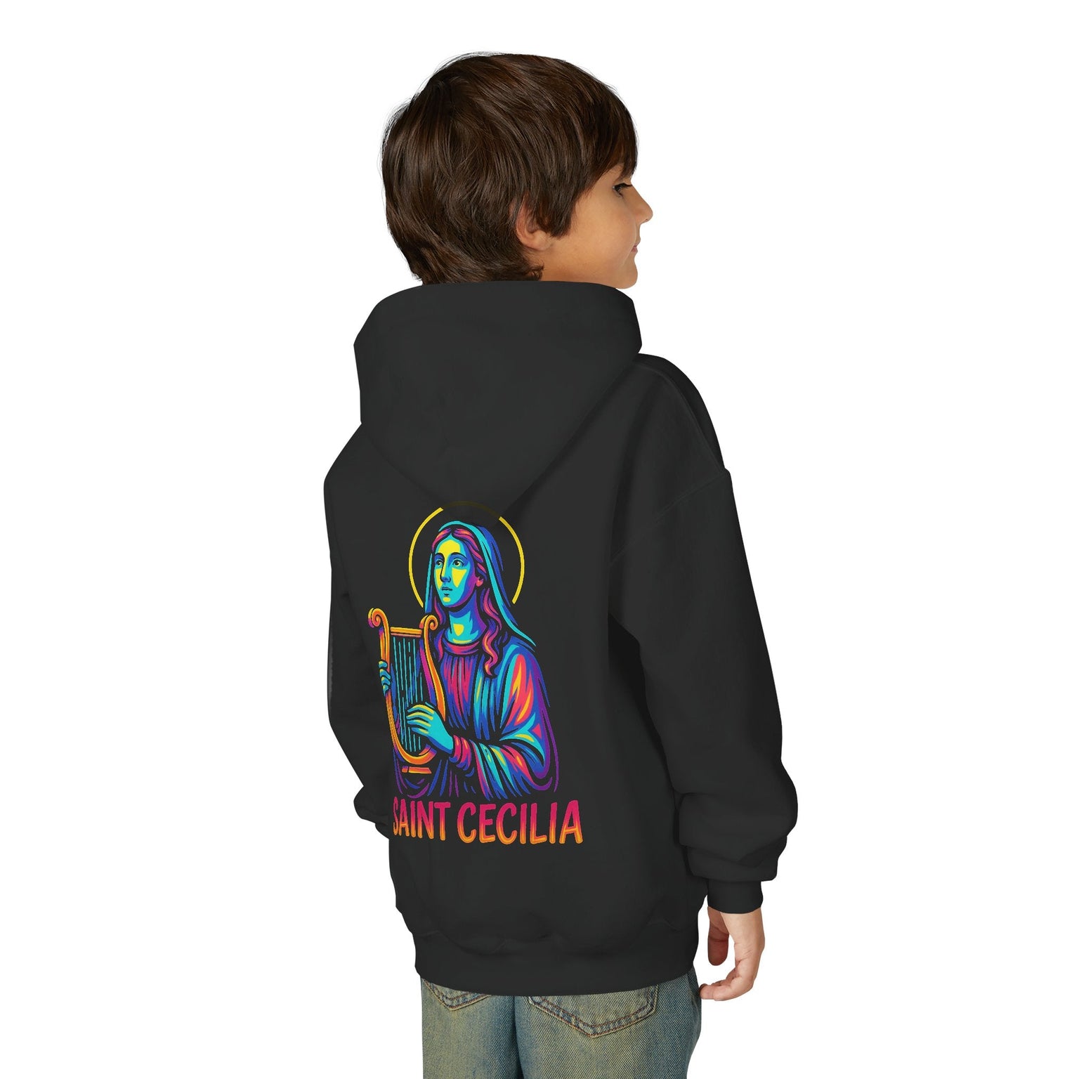 St. Cecilia | Kids Catholic Hoodie | Patron of Music
