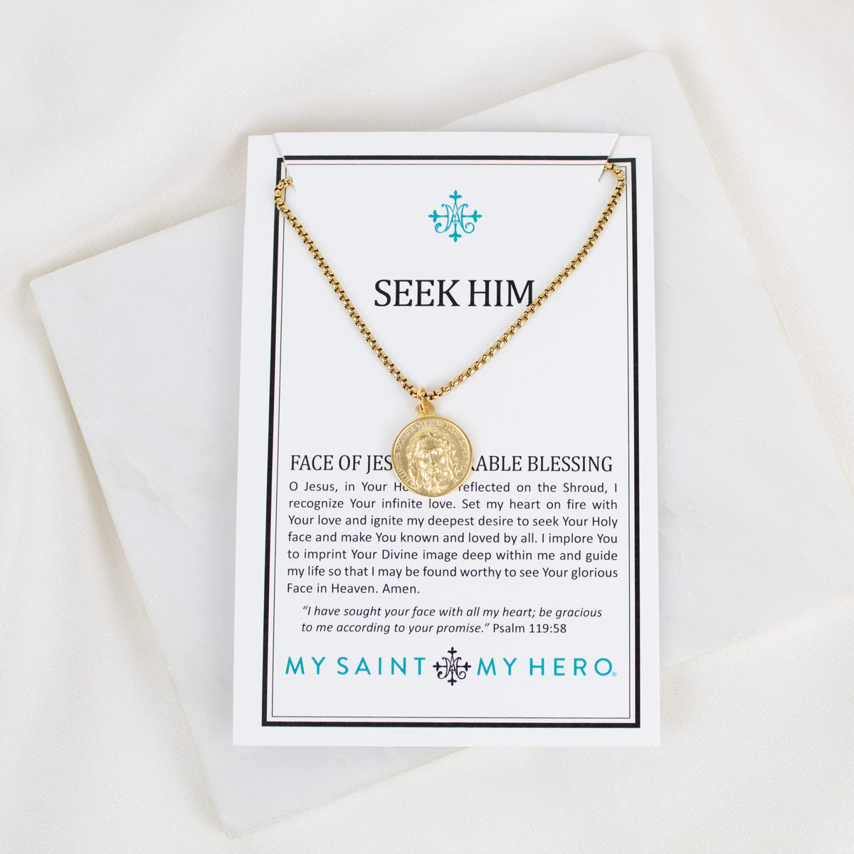 Seek Him Necklace for Men