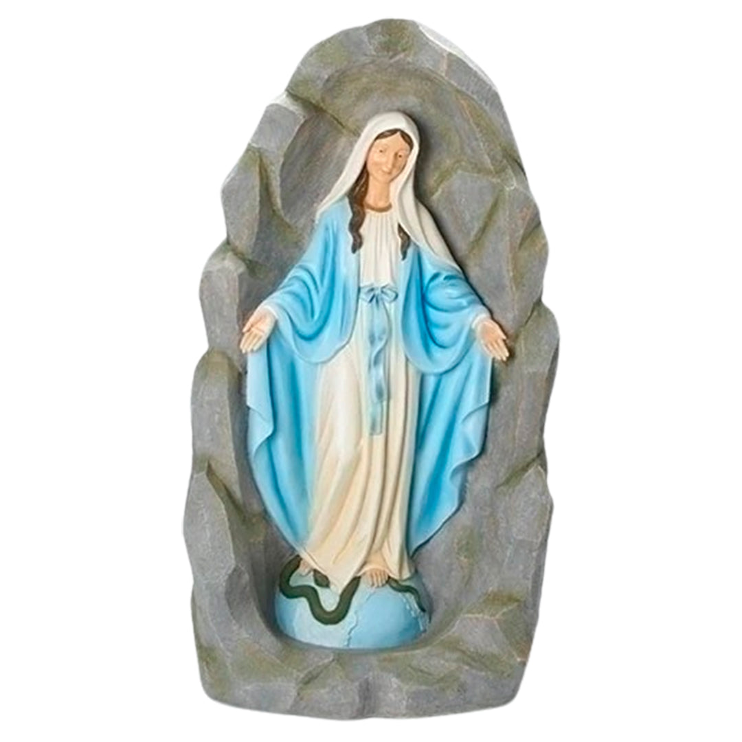 36"H Our Lady of Grace Grotto Garden Statue