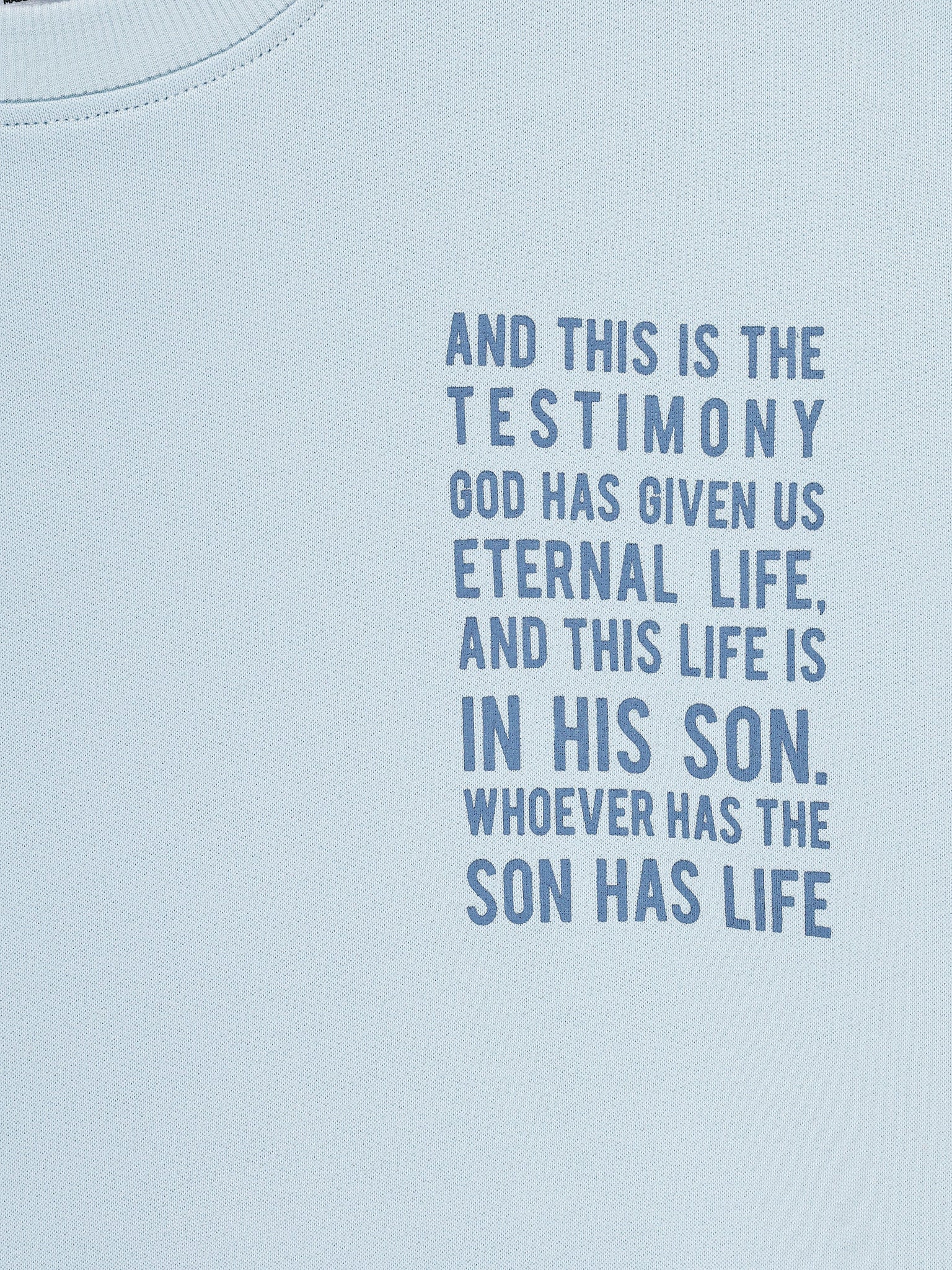 Eternal Life Skyway Fleece Crewneck