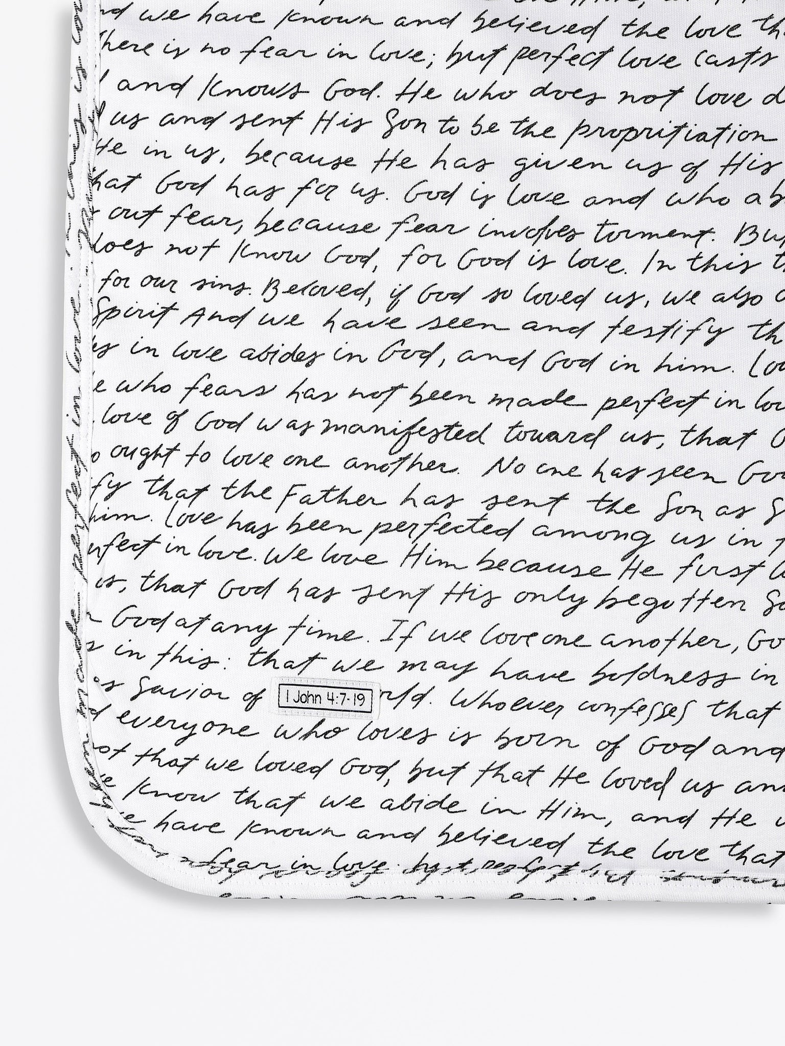 Love One Another Blanket Cotton