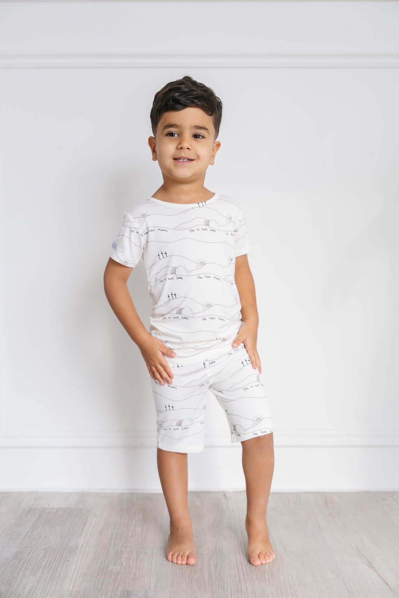 Early Sunday Morning PJ Shorts Set Bamboo