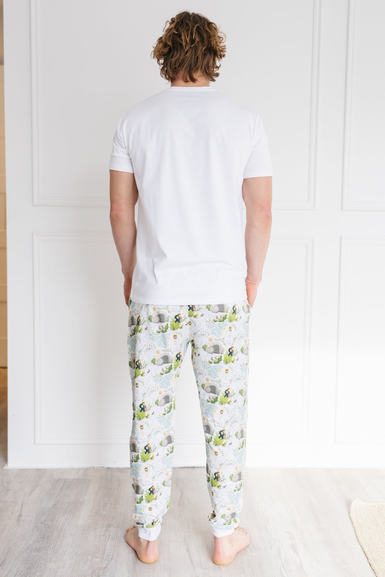 He Is Risen Men's PJ Set Cotton