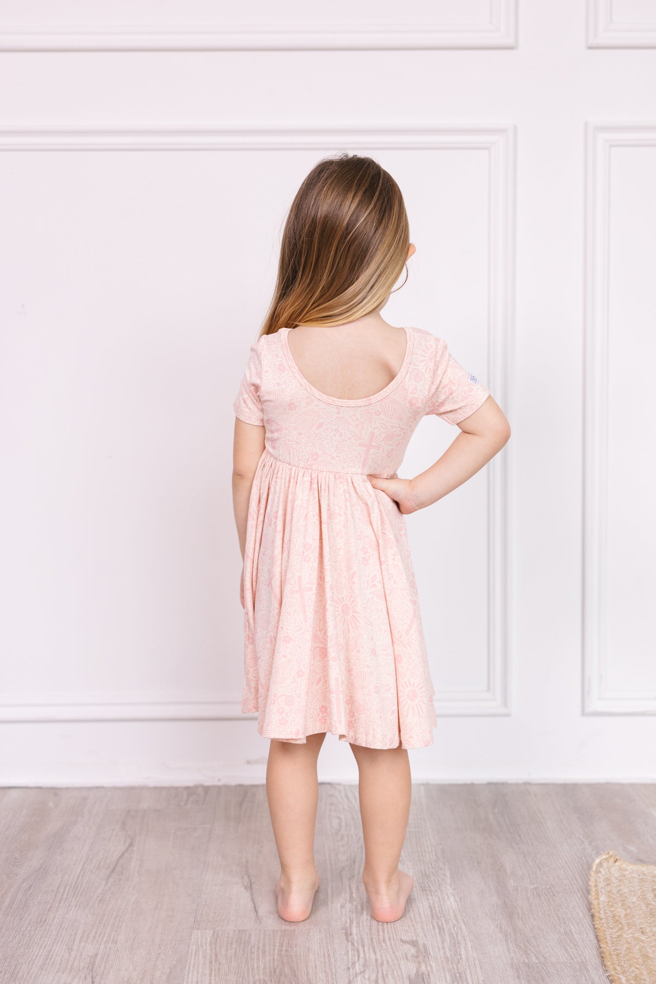 Salvation Garden Pink Twirl Dress Bamboo