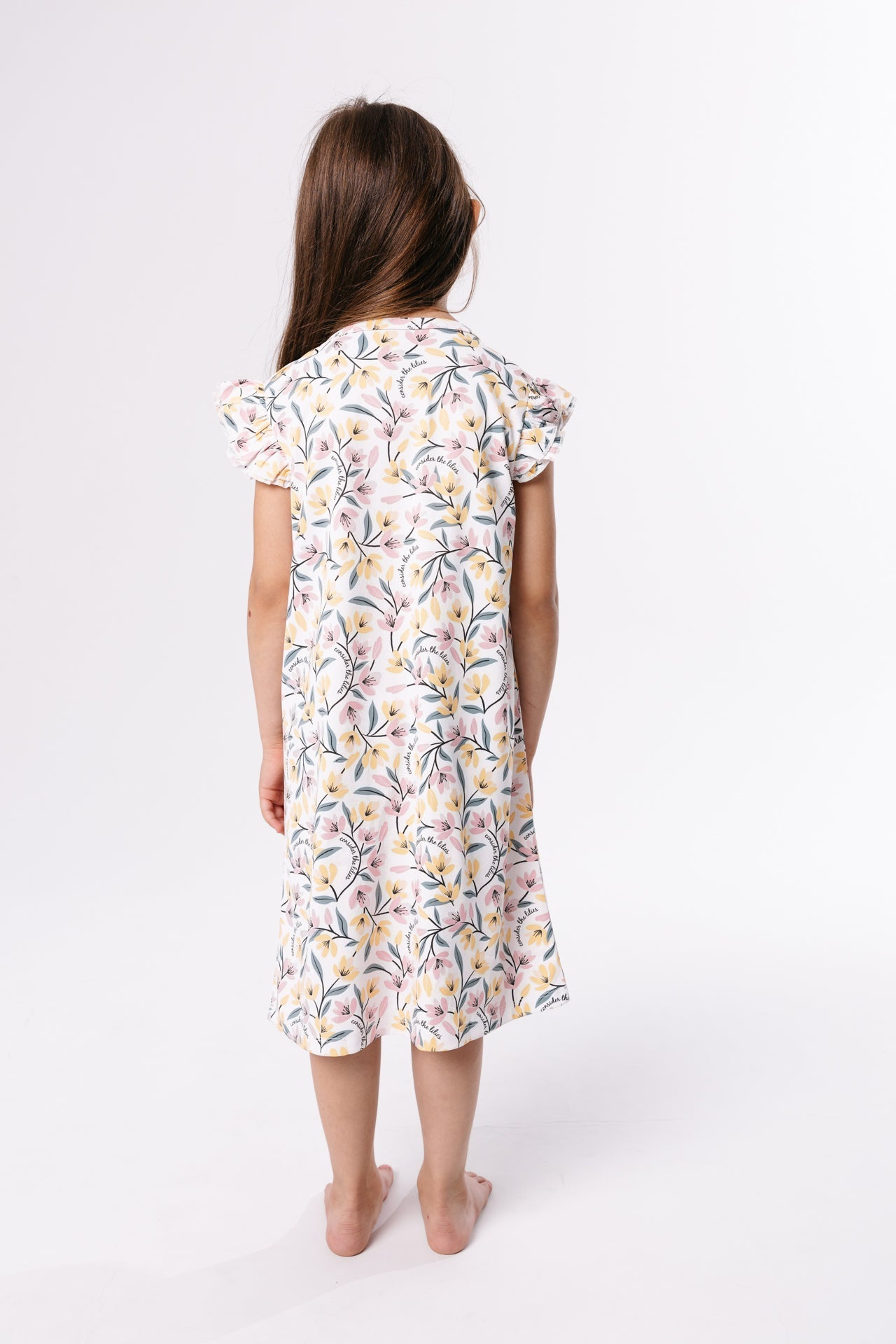 Consider the Lilies PJ Girls Nightgown Polyester