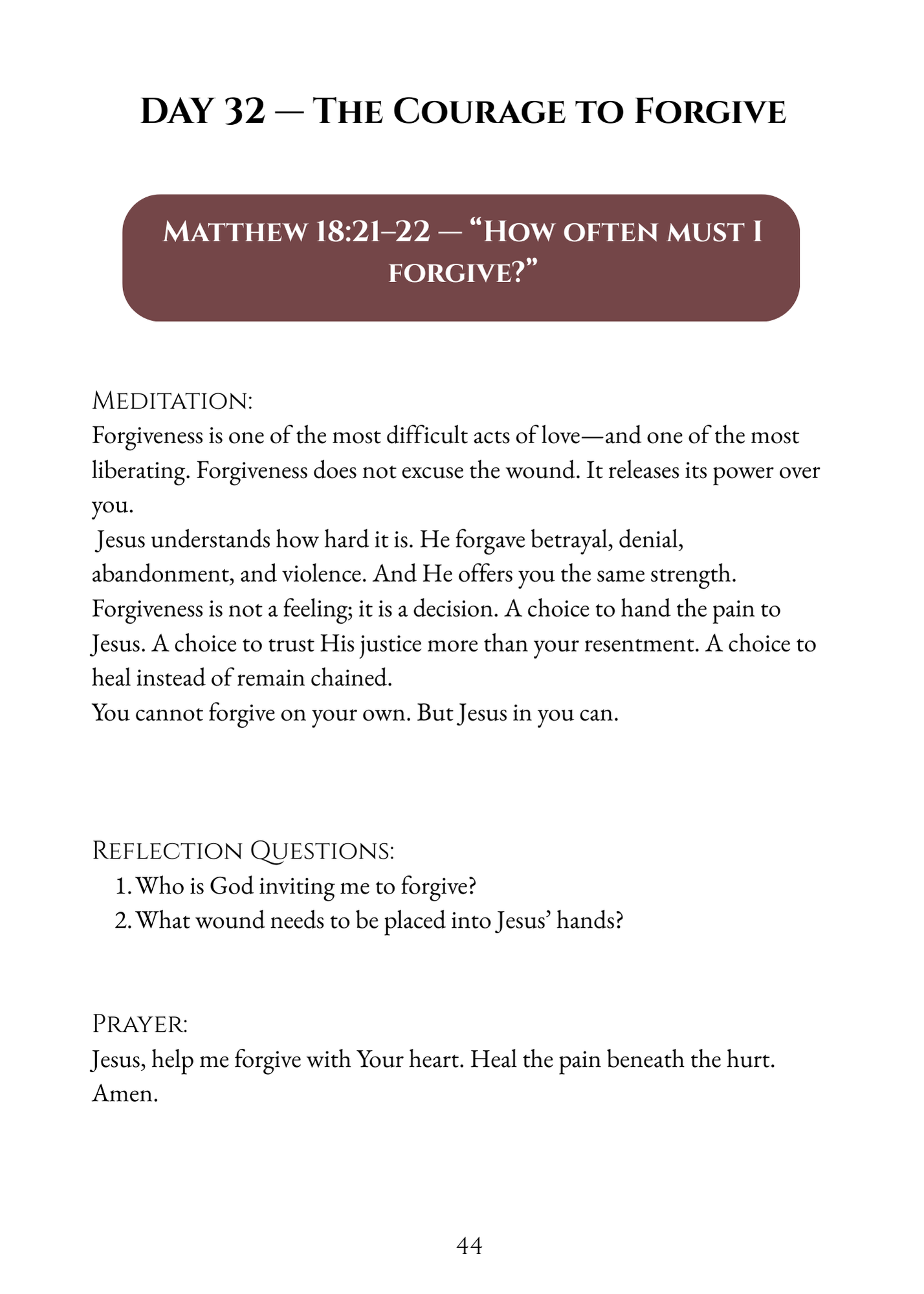 Return to Me: Lenten Prayer Guide