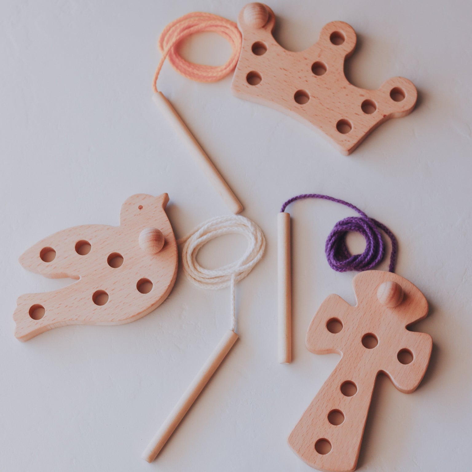 Wooden Lacing Toys