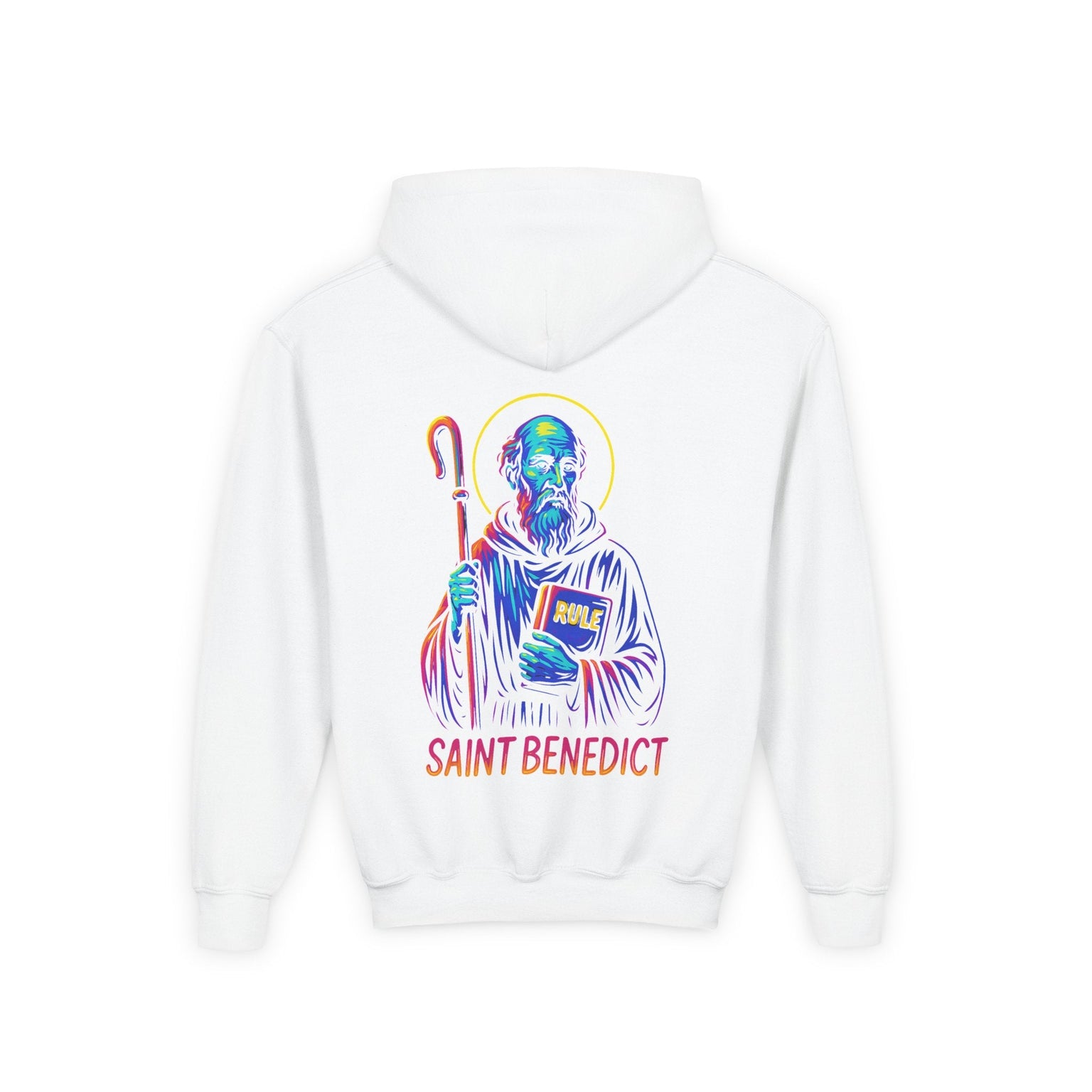 St. Benedict | Kids Catholic Hoodie | Ora et Labora