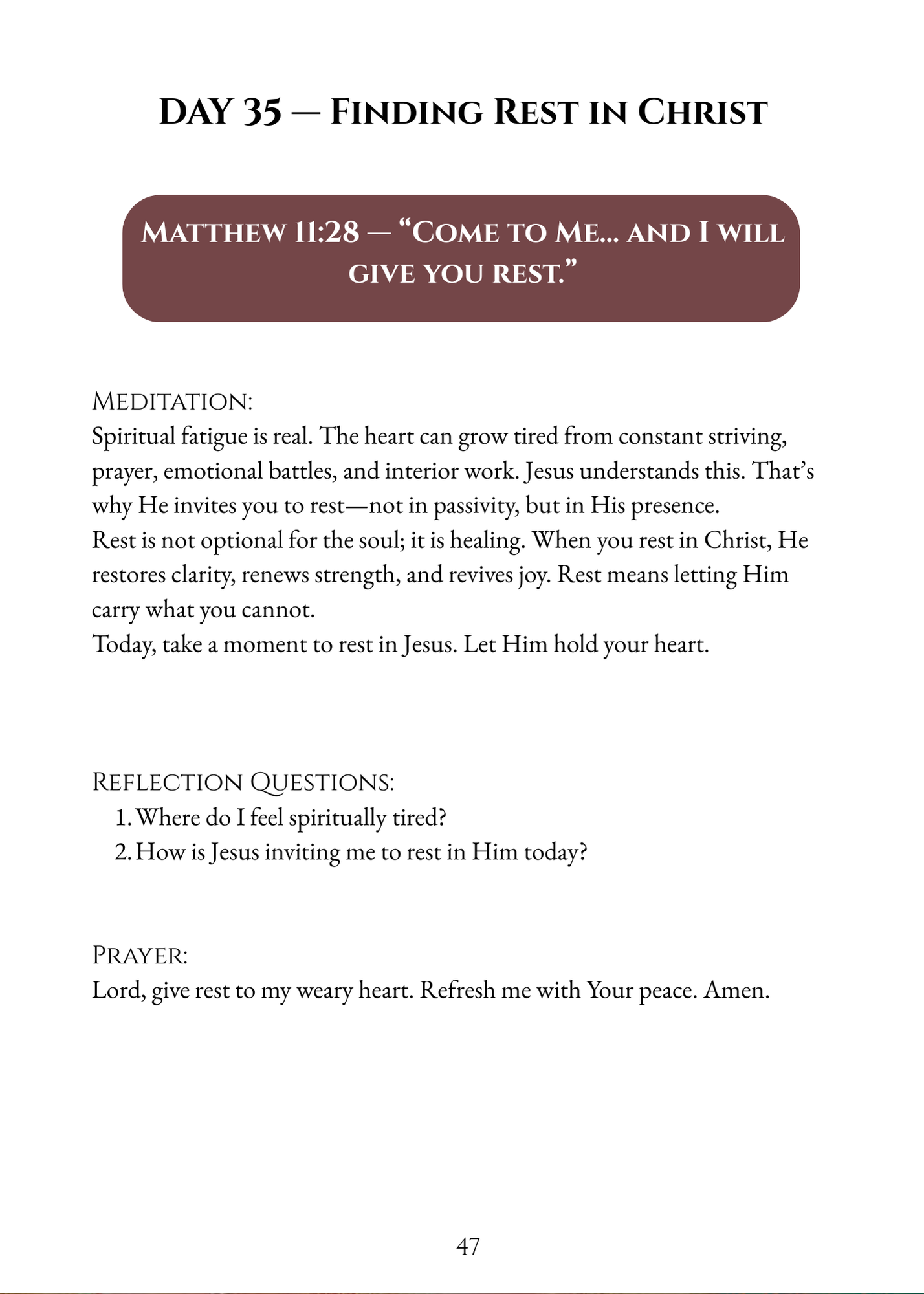 Return to Me: Lenten Prayer Guide