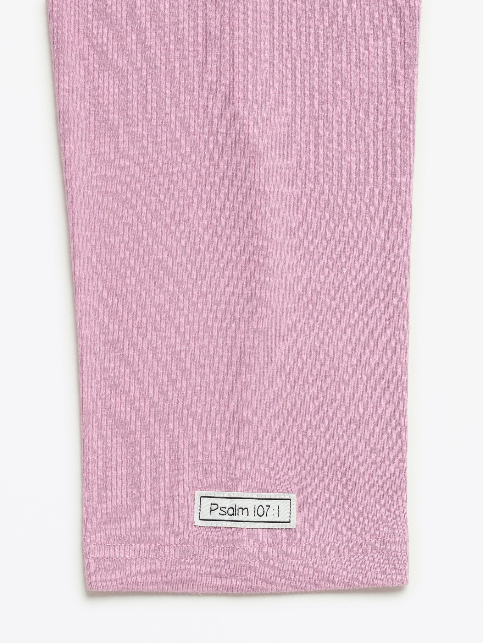 Solid Mauve Womens Nightgown PJ Ribbed Cotton-Bamboo Blend