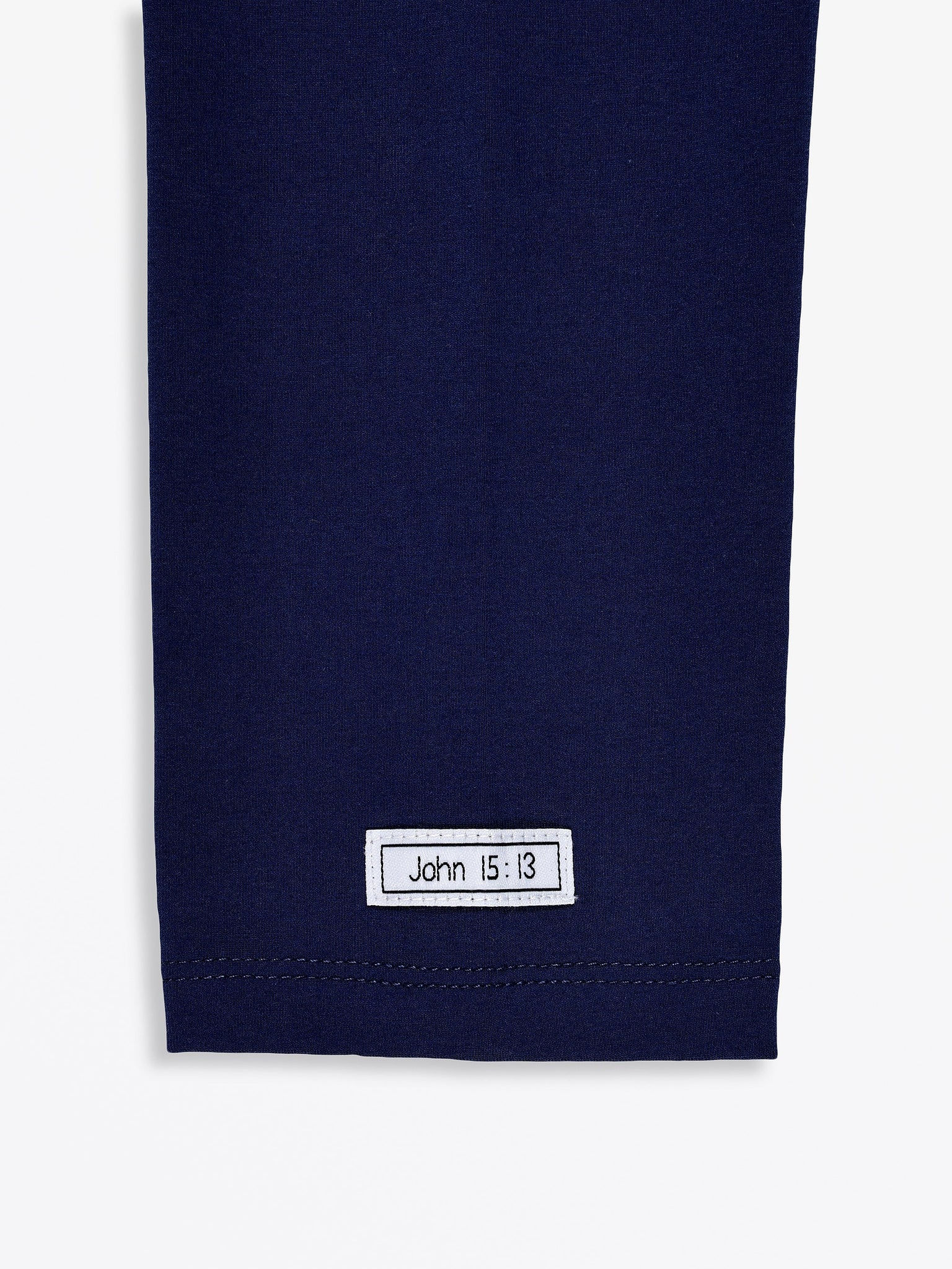 No Greater Love Blue Mens PJ Set Cotton