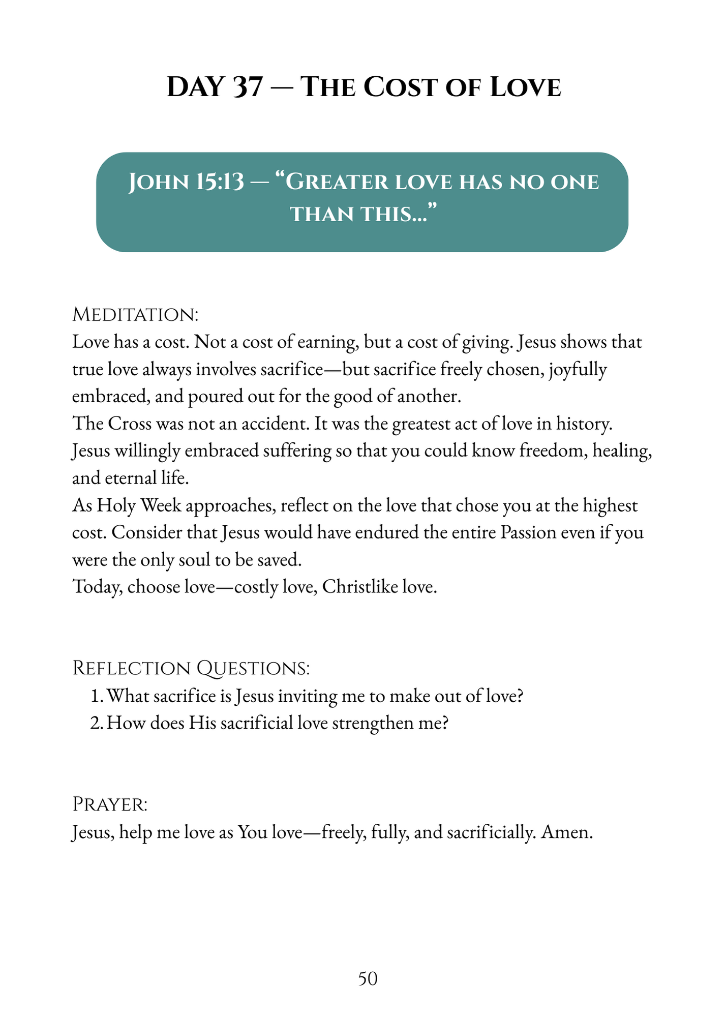 Return to Me: Lenten Prayer Guide