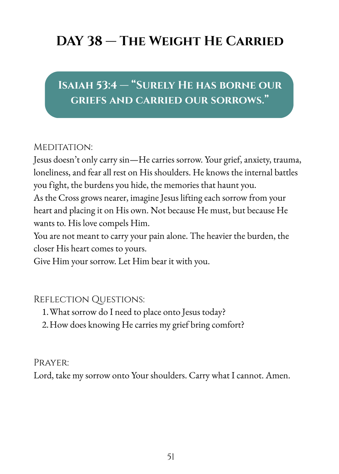 Return to Me: Lenten Prayer Guide
