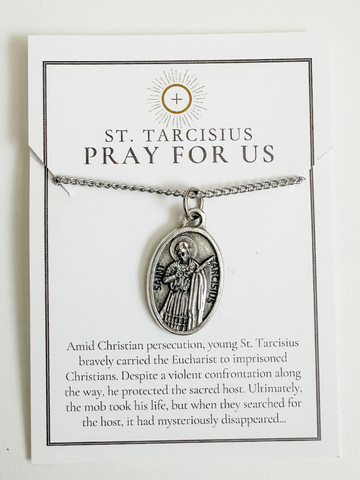 St. Tarcisius Medal Necklace