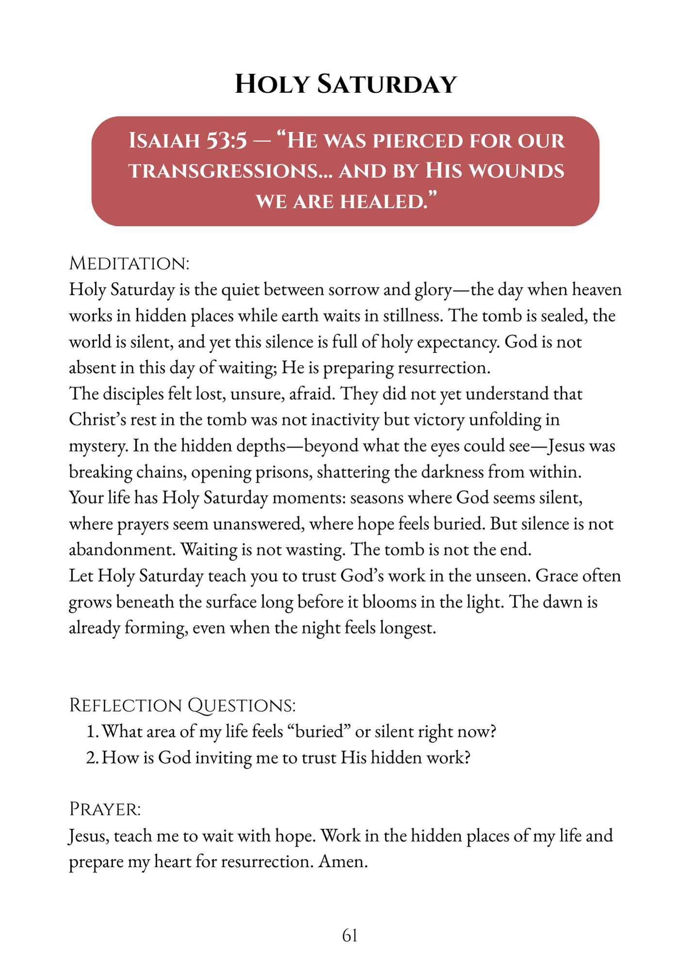 Return to Me: Lenten Prayer Guide