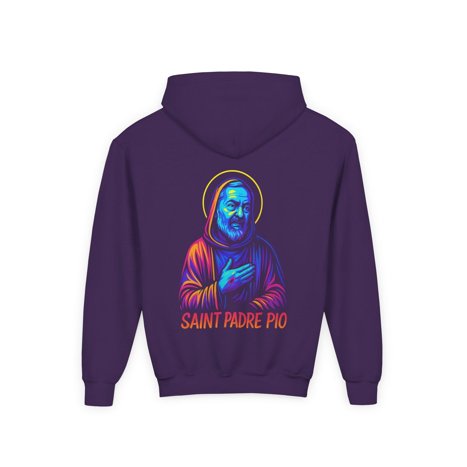 St. Padre Pio | Kids Catholic Hoodie | Pray & Hope