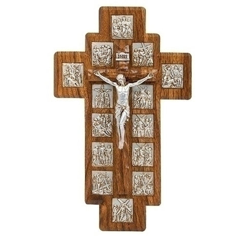 14"H Stations of the Cross Crucifix