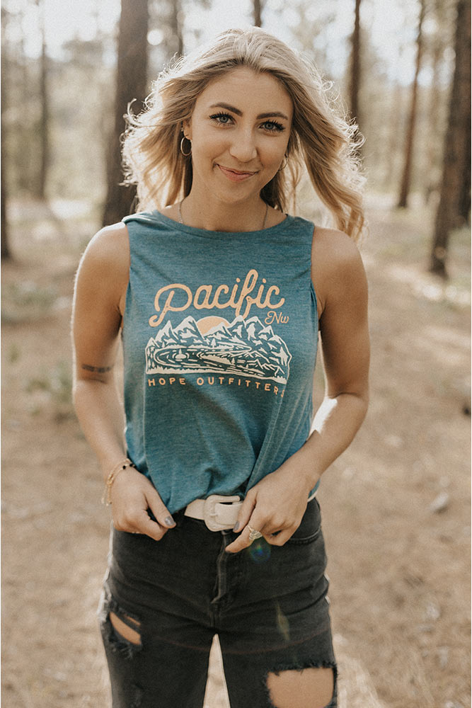 Womens Hope PNW Flowy Muscle Tank