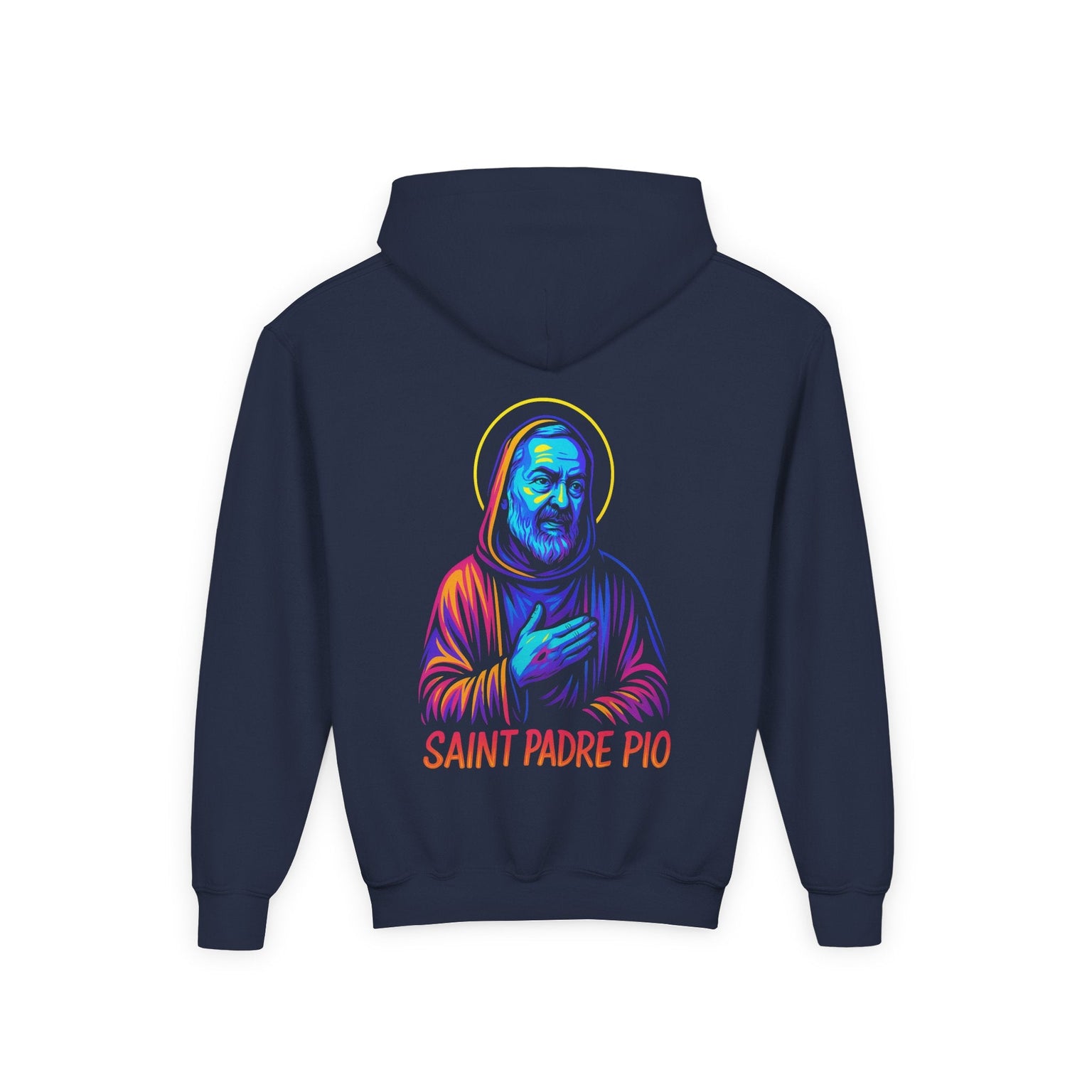 St. Padre Pio | Kids Catholic Hoodie | Pray & Hope