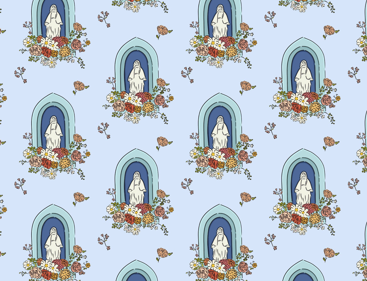 Marian Grotto Wrapping Paper