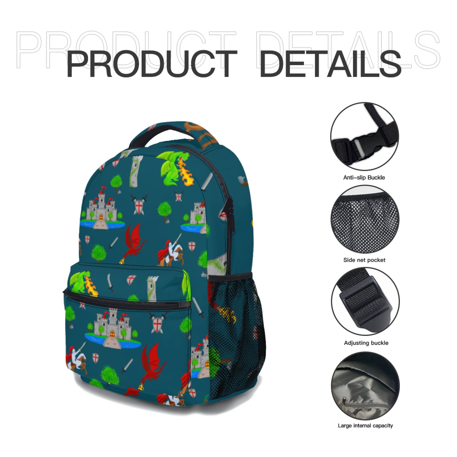 Knights and Dragons Backpack Bundle