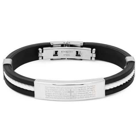 Lord's Prayer Lasso ID Bracelet