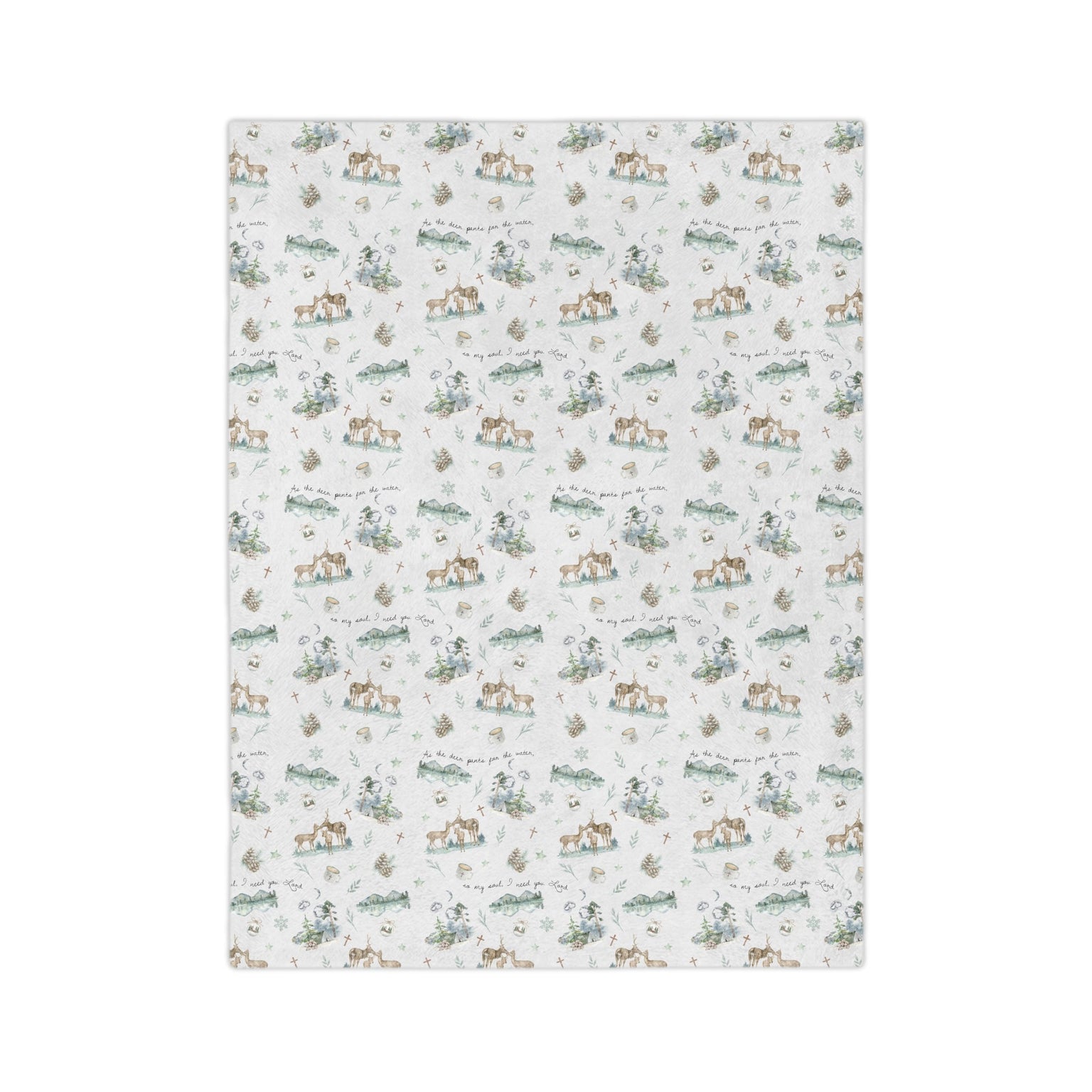 My Soul Longs Minky Blanket