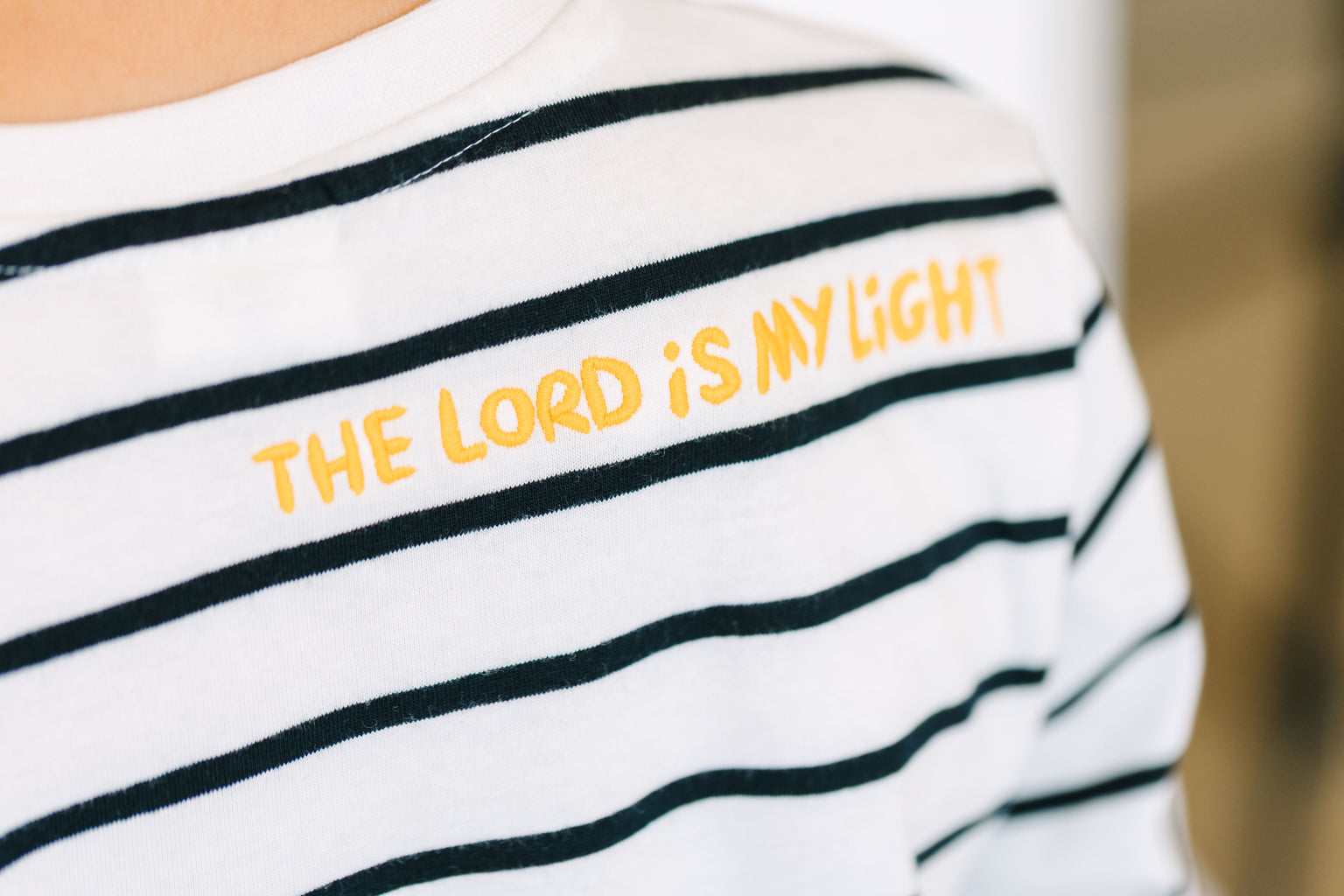 The Lord is My Light Long Sleeve Shirt Cotton
