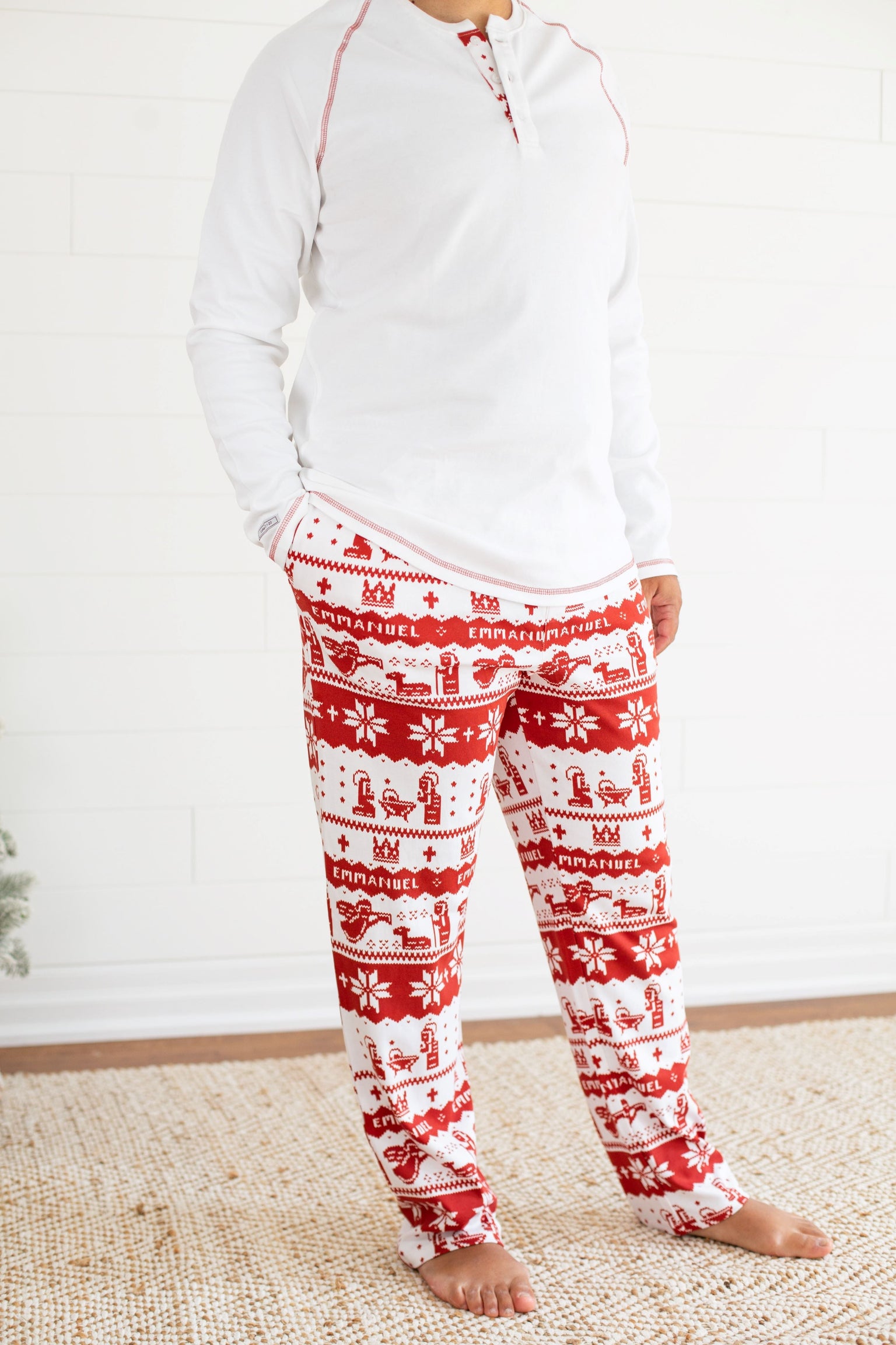 Emmanuel Christmas Men's PJ Set