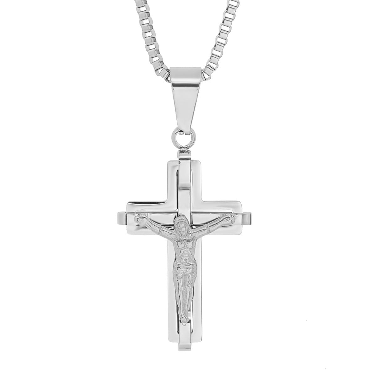 Stainless Steel Crucifix Pendant