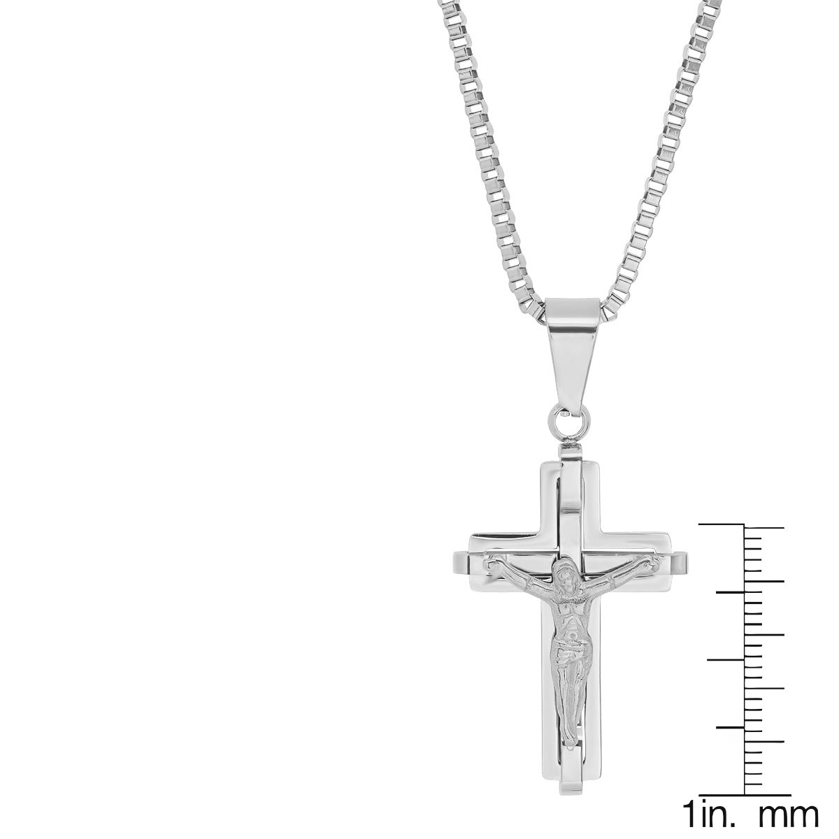 Stainless Steel Crucifix Pendant