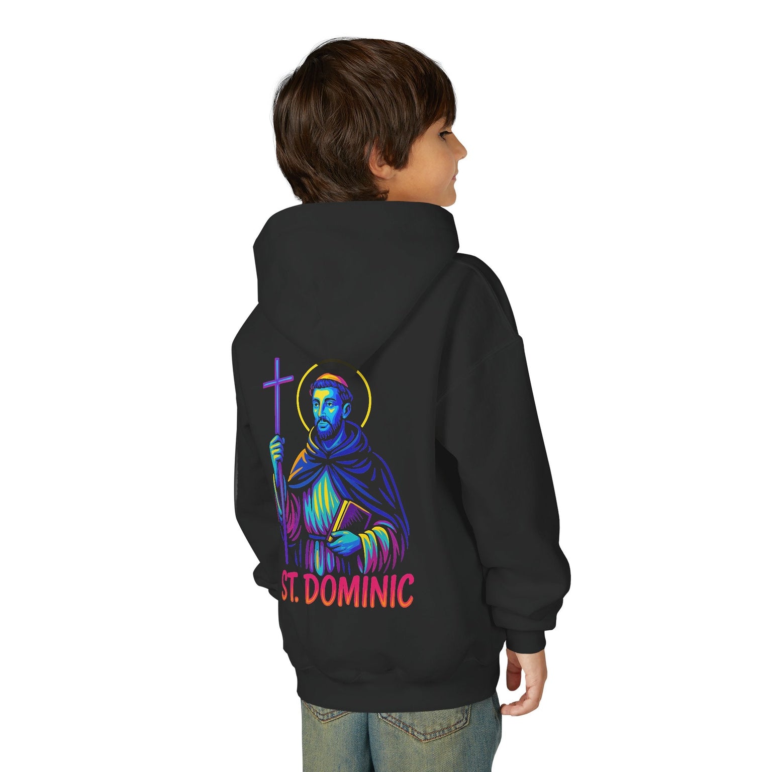 St. Dominic | Kids Catholic Hoodie | Rosary Saint
