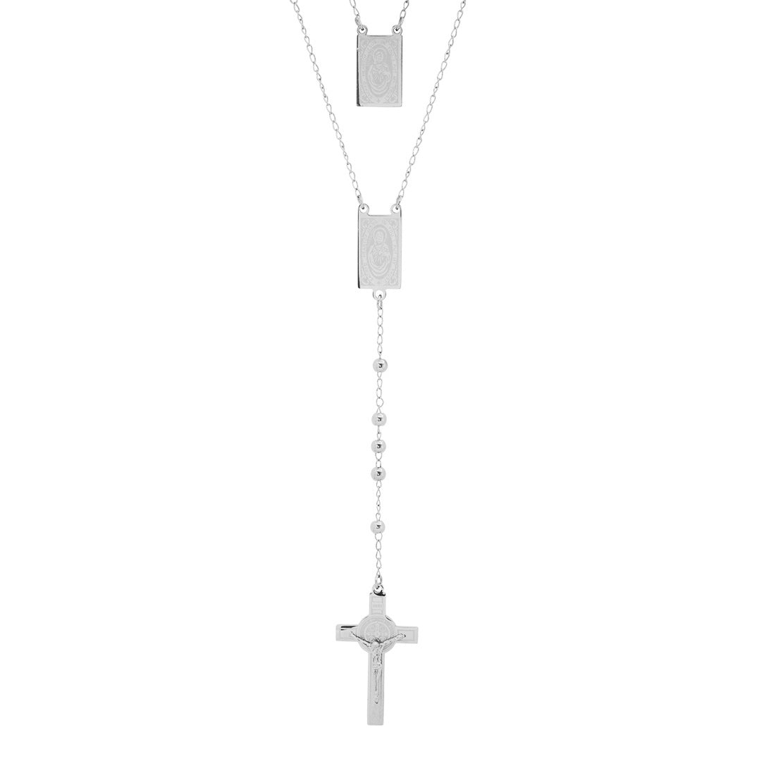 Stainless Steel Scapular Rosary