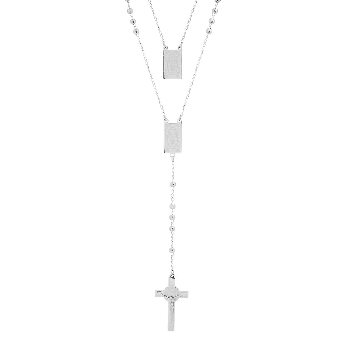 Stainless Steel Scapular Rosary