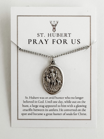 St. Hubert Medal Necklace