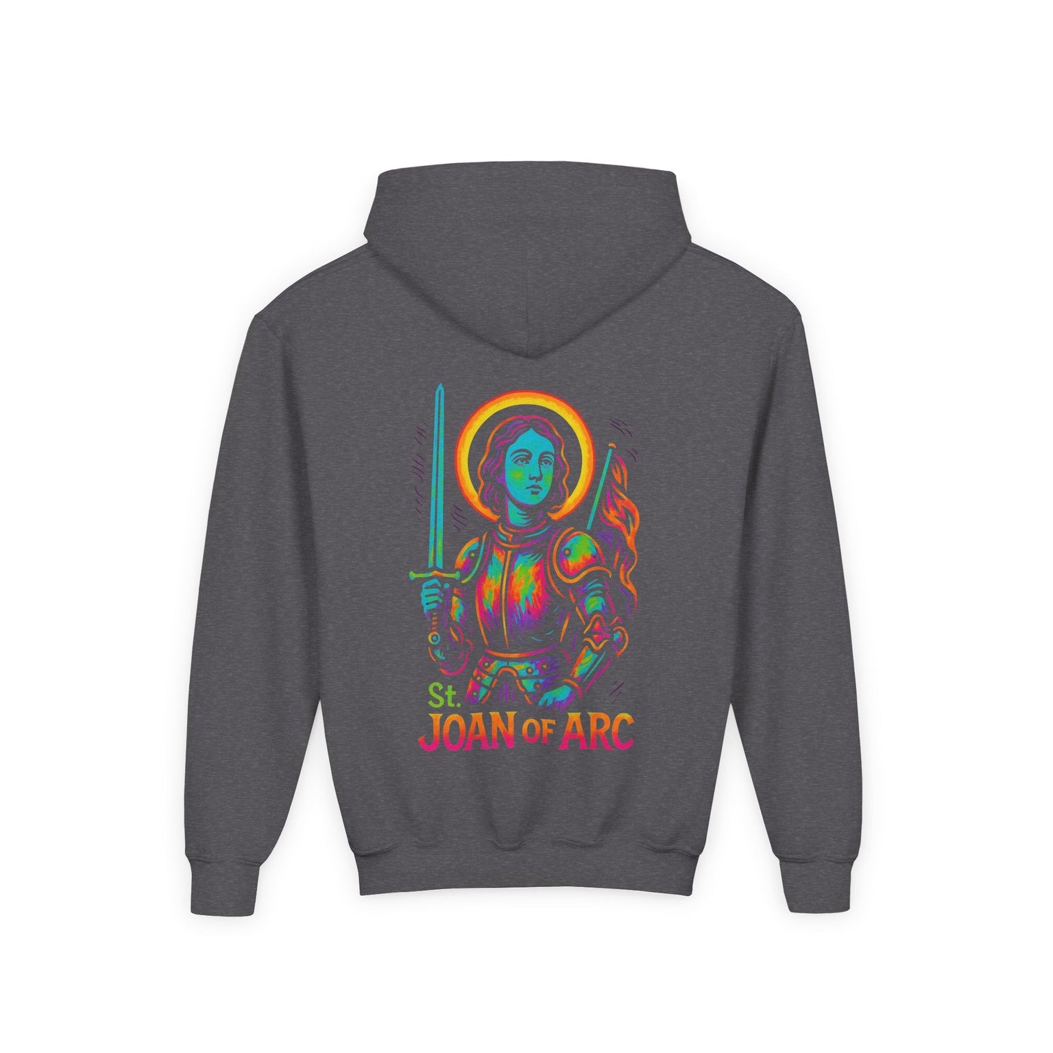 St. Joan of Arc | Kids Catholic Hoodie | Warrior Saint