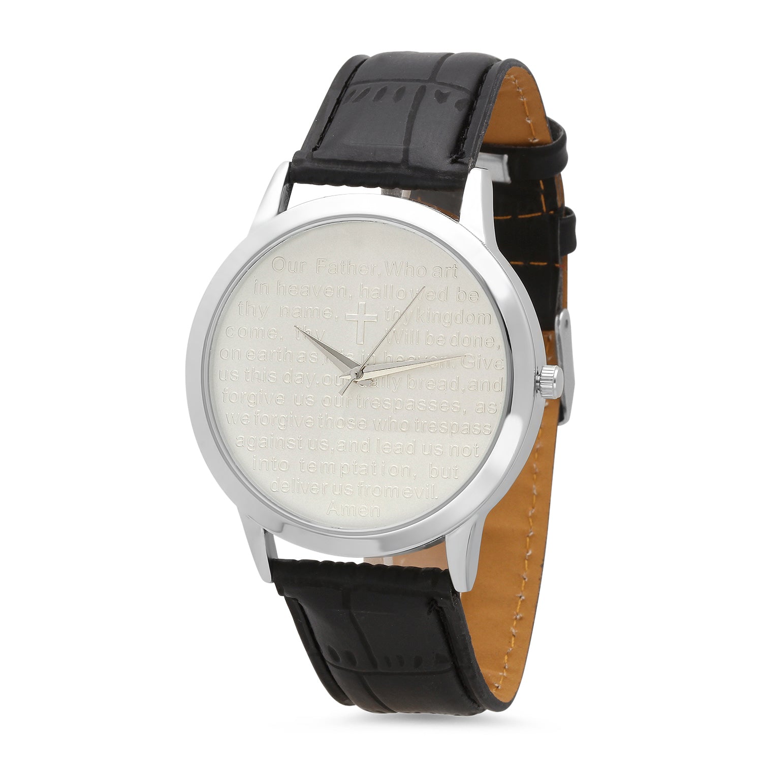 Unisex "Our Father" Prayer Watch