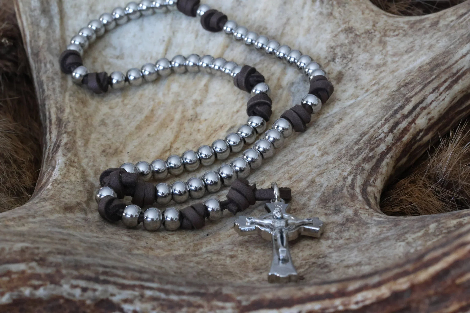 Silver Fox Rosary