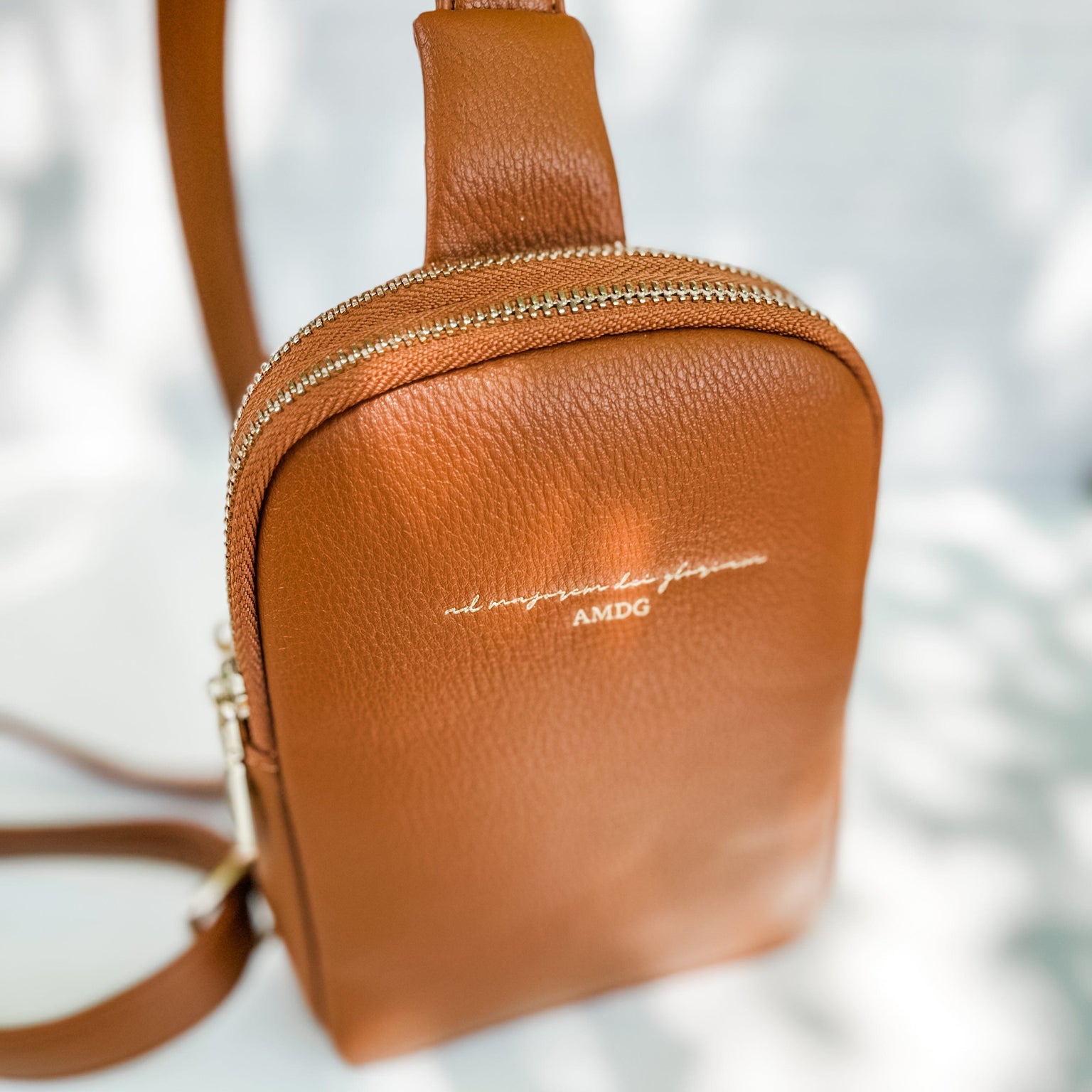 AMDG Catholic Crossbody Bag
