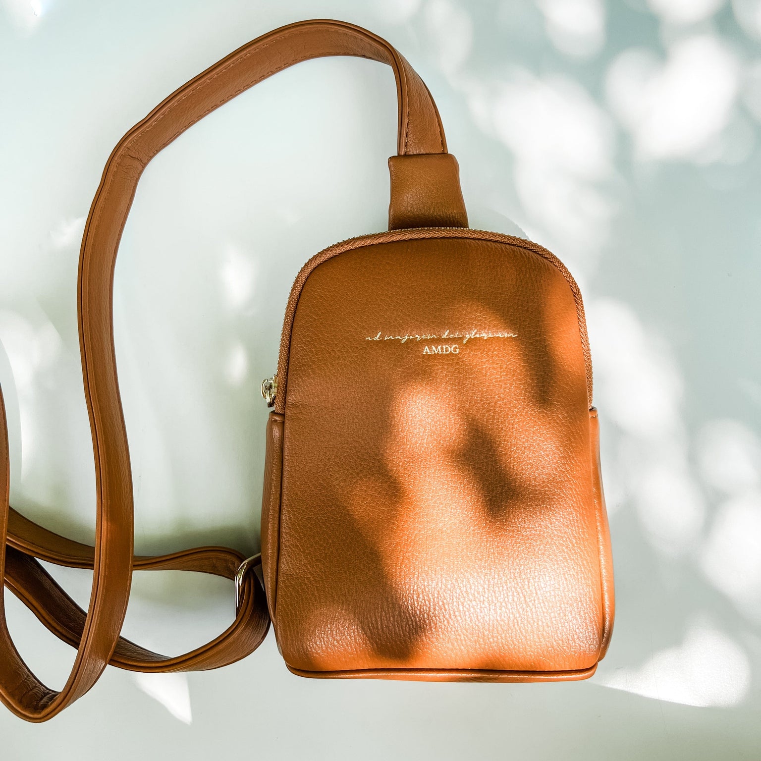 AMDG Catholic Crossbody Bag