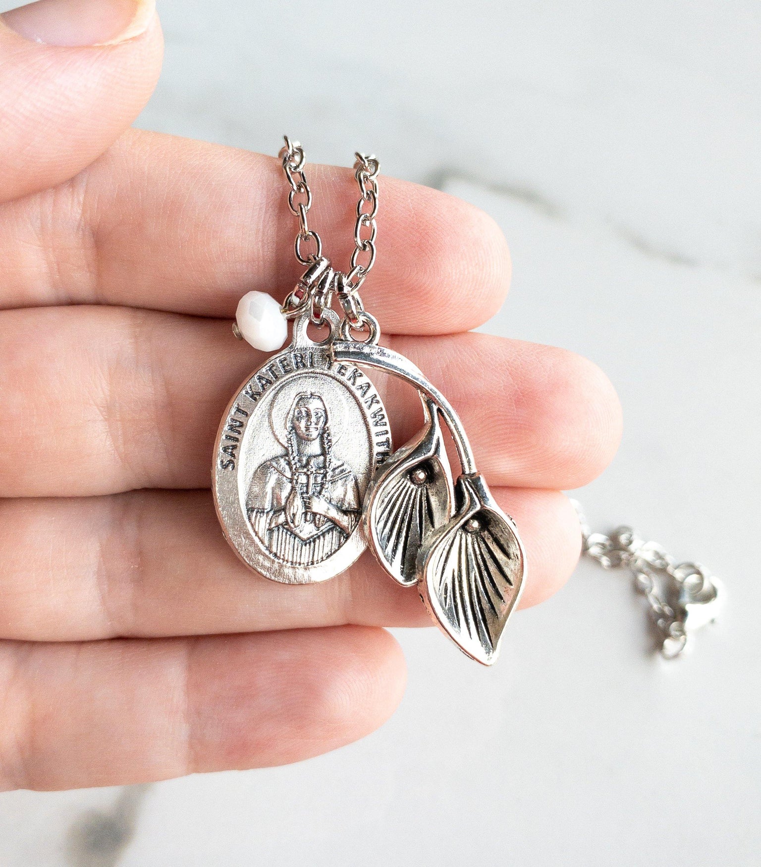 St Kateri Tekakwitha Necklace