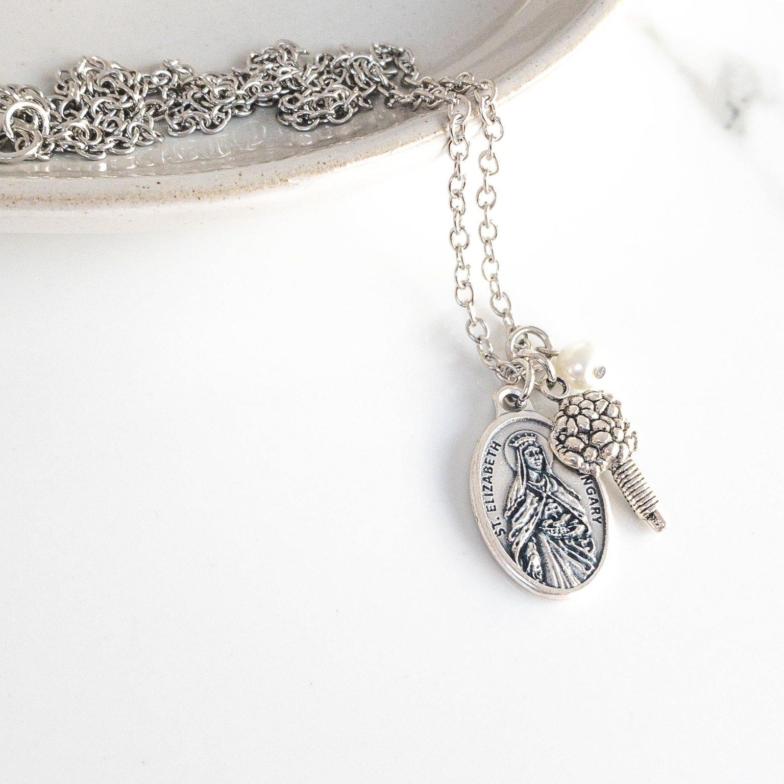 St Elizabeth of Hungary Bride Necklace