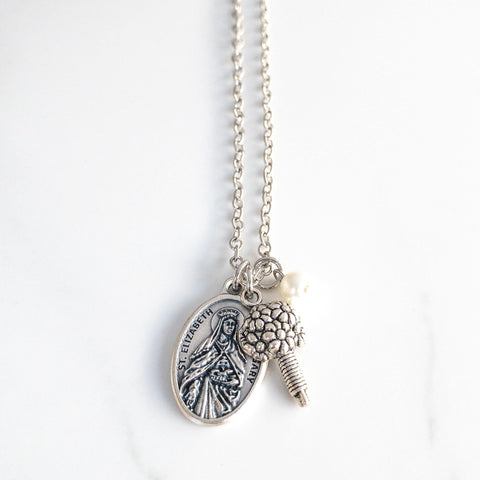 St Elizabeth of Hungary Bride Necklace