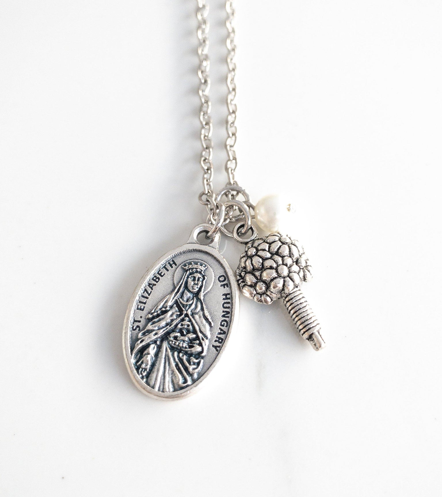 St Elizabeth of Hungary Bride Necklace