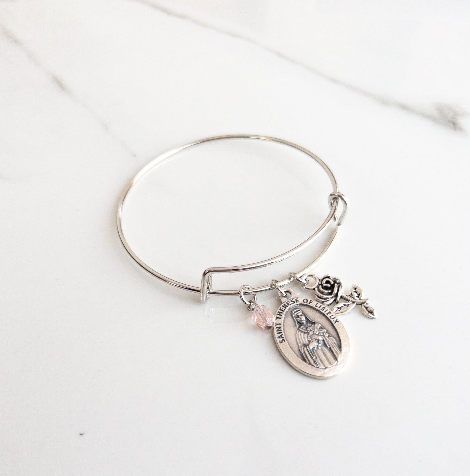 St Therese of Lisieux Confirmation Bracelet