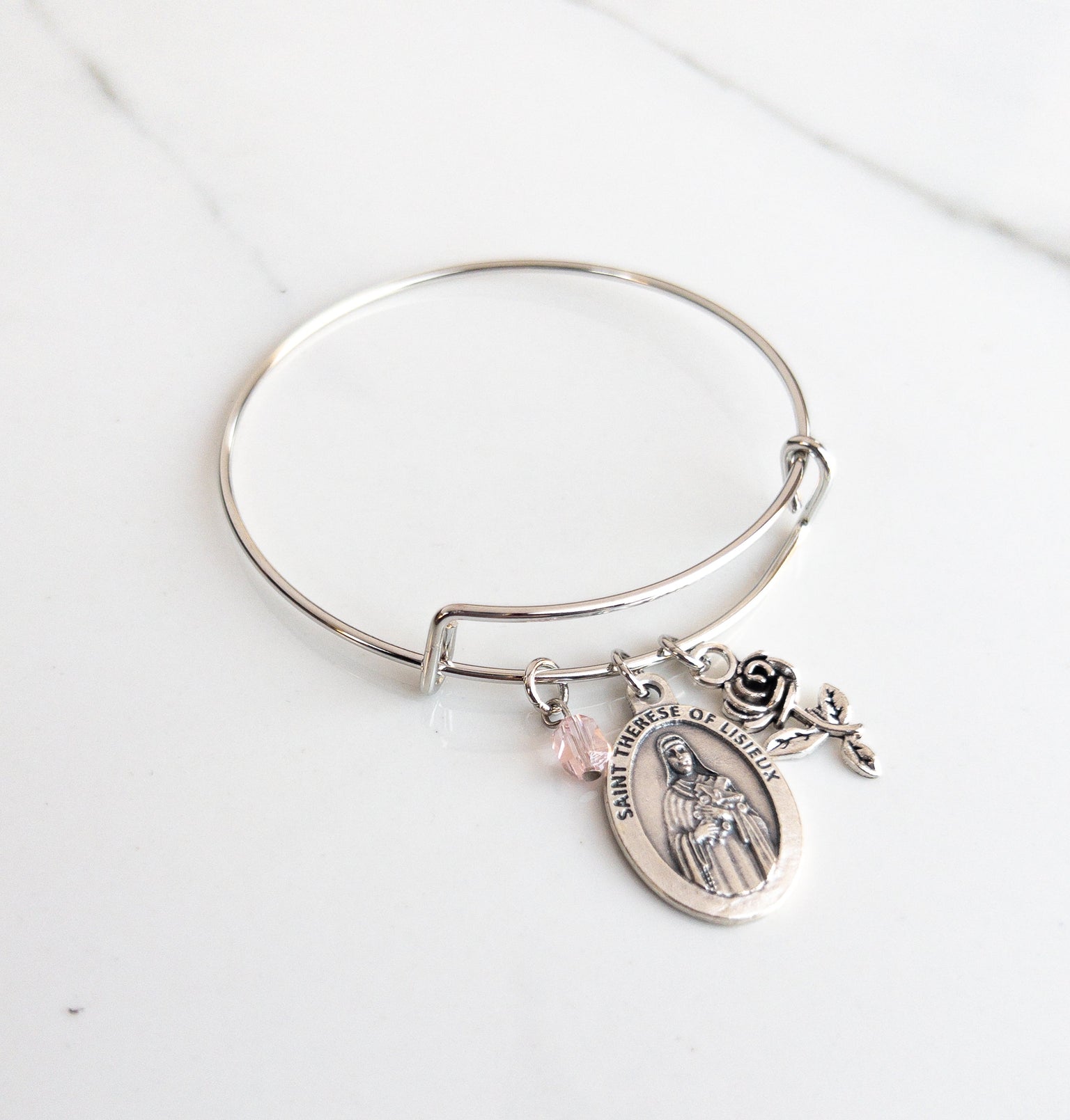 St Therese of Lisieux Confirmation Bracelet