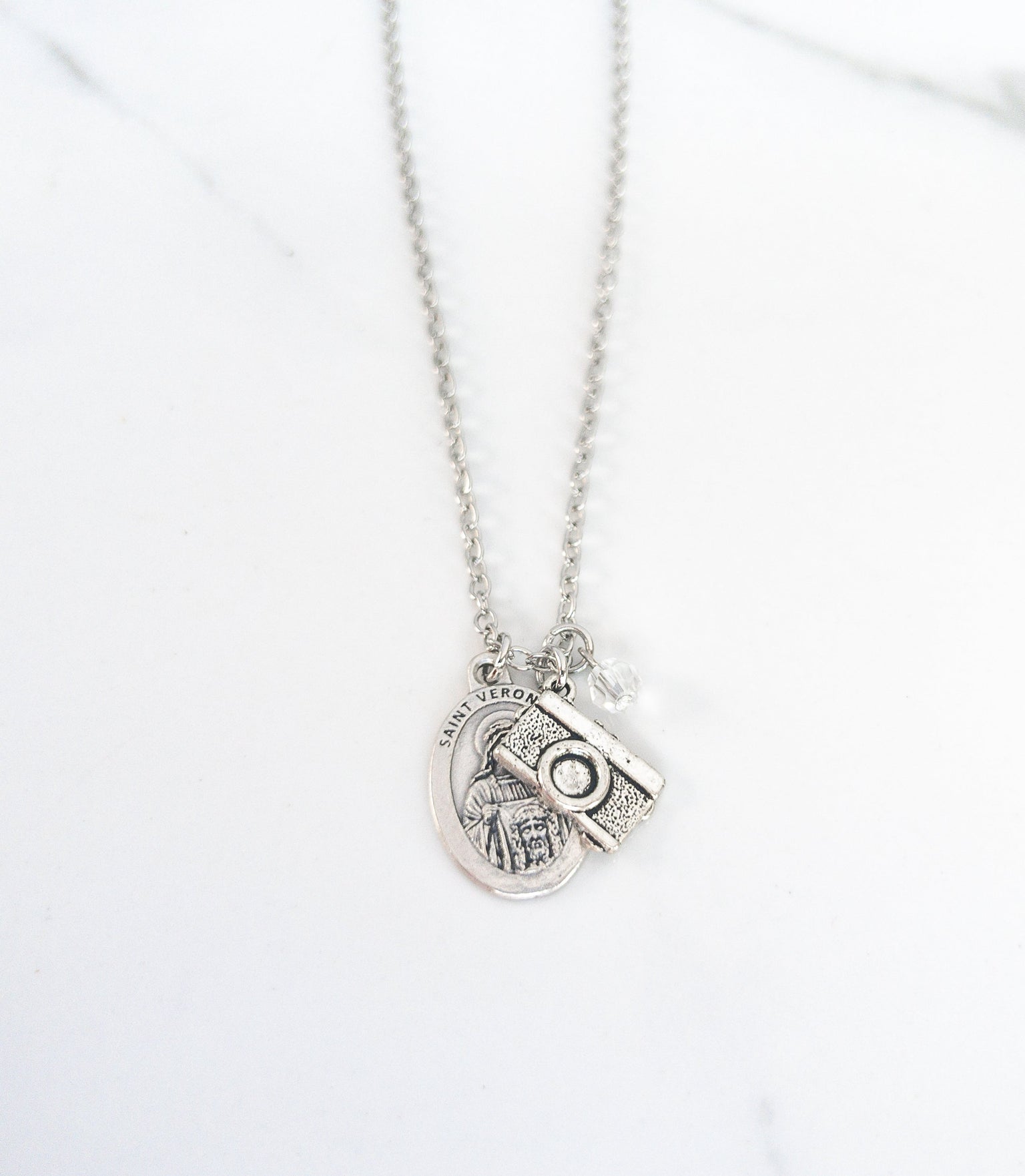 St Veronica Photographer Necklace
