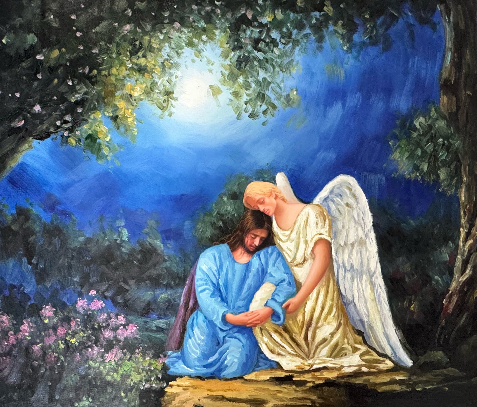 Sorrowful Mysteries of the Rosary Art Prints "The Agony in the Garden"
