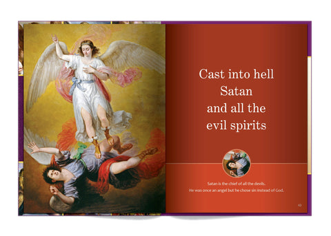 Praying to Holy Angels: Angel of God and St. Michael the Archangel Prayers in Sacred Art for Young Children